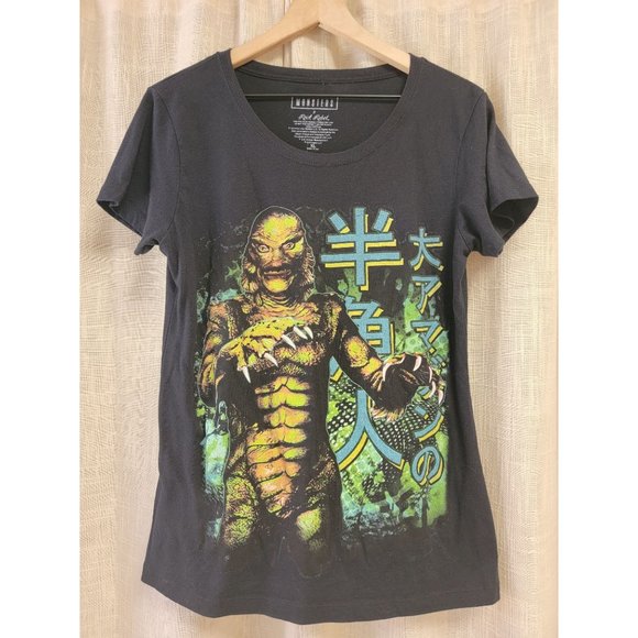 Rock Rebel Tops - Universal Studios Creature from the Black Lagoon women's tee, size XL